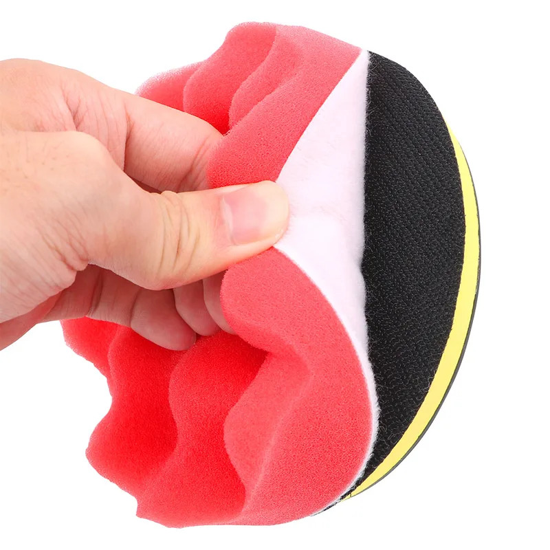Polish Pad Set Buffer - 12 ピース/セット車研磨パッドペイントケアスポンジ車ポリッシャーワックスがけパッドバフキットバッファードリルホイールポリッシャーアクセサリー
