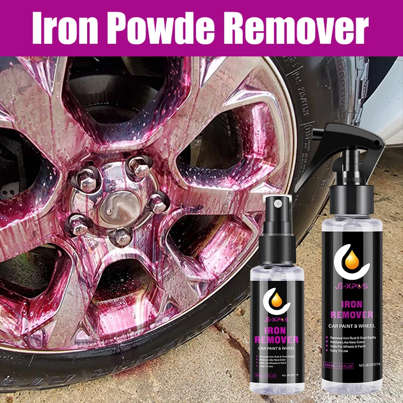 Wheel Cleaner Alloy - 50 ミリリットル/100 ミリリットルホイールペイント鉄リムーバースプレー技術プロフェッショナルダストリム錆クリーナー自動車の詳細化学車のクリーニング