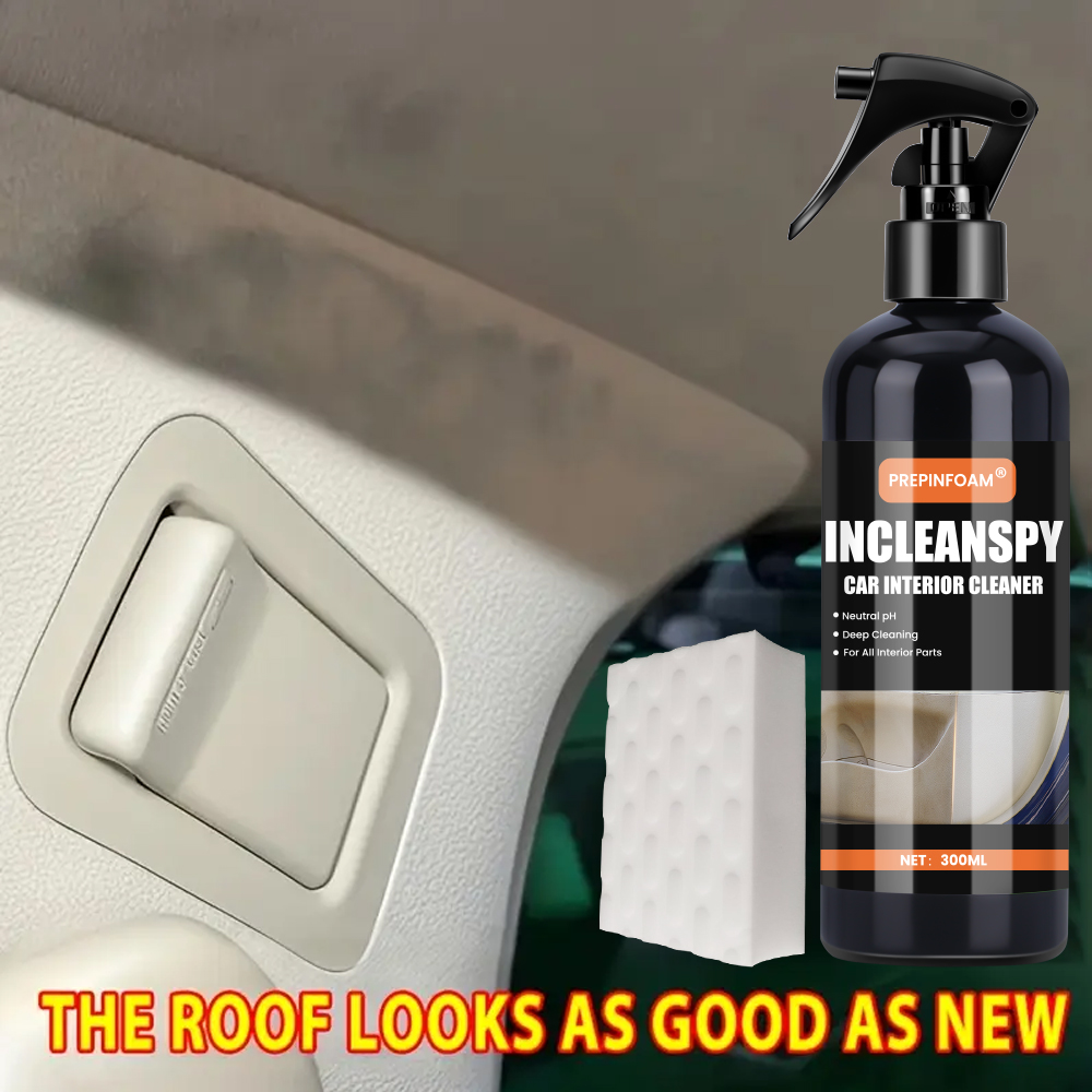 Seat Cleaner Fabric - 車用フォームクリーナー 内装汚れ除去 多機能レザーシート ルーフ生地クリーニングスプレー メンテナンス洗浄 車用