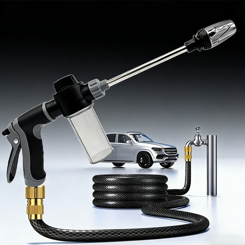 Pressure Washer Foam Gun - 高圧洗車水鉄砲、RVの外部洗浄、泡ケトル洗浄、庭用ウォーターホースノズル、ガーデンシャワー