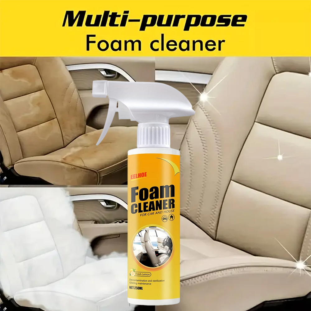Leather Cleaner Interior - 車内用多機能フォームクリーナー,汚れの除去とクリーニング,レザーシートスプレー,メンテナンス