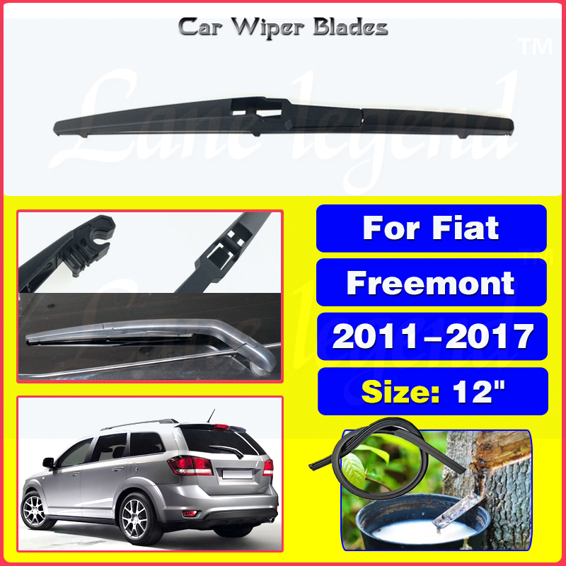 Car Cleaning Brush - フィアットフリーモント用リアワイパーブレード、12インチ、フロントガラス、ウィンドウ、レインブラシ、カーアクセサリー、2015、2016、2011-2017