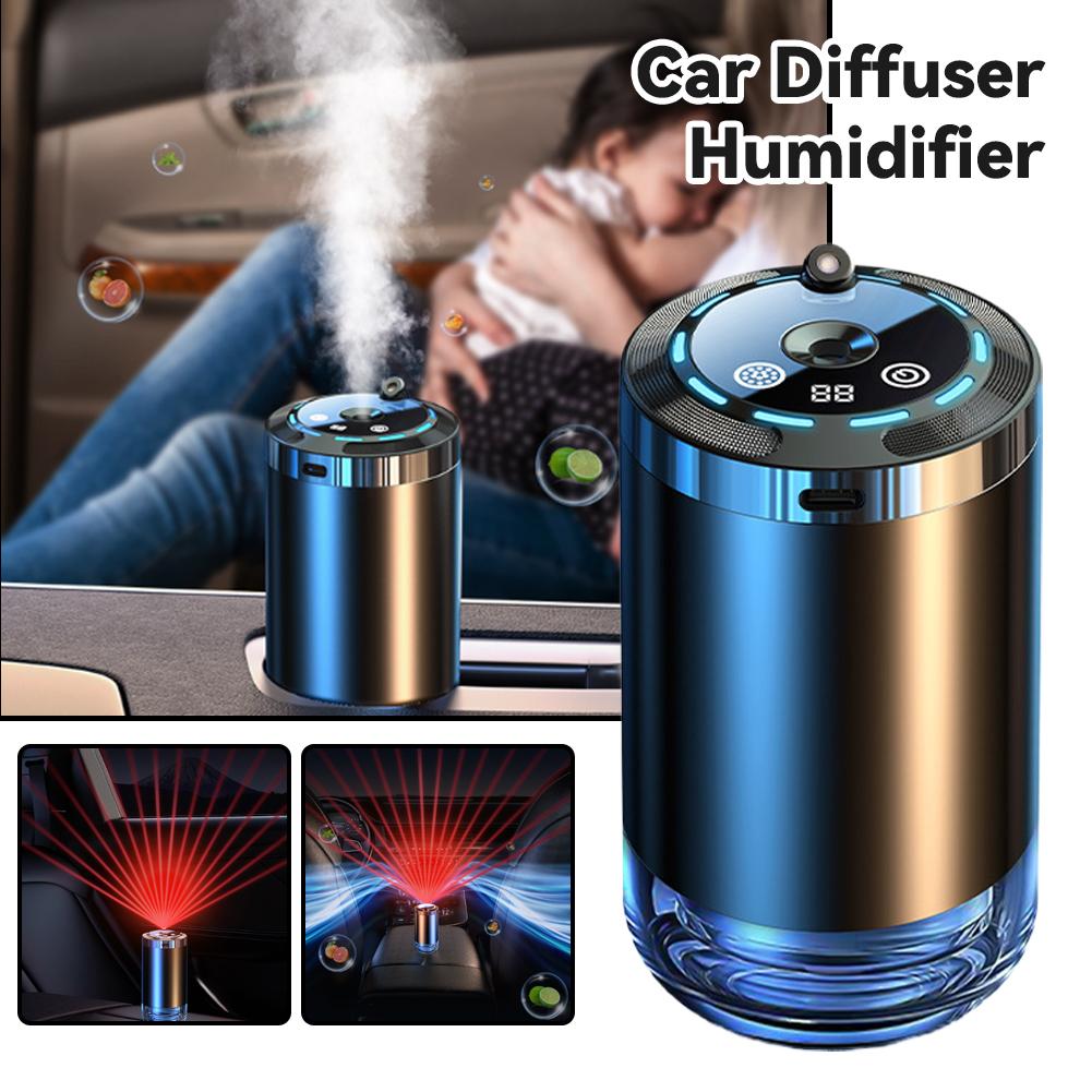 車用電気エアディフューザー アロマベント加湿器 ミスト消臭剤 - Odor Eliminator Car のレビューと価格