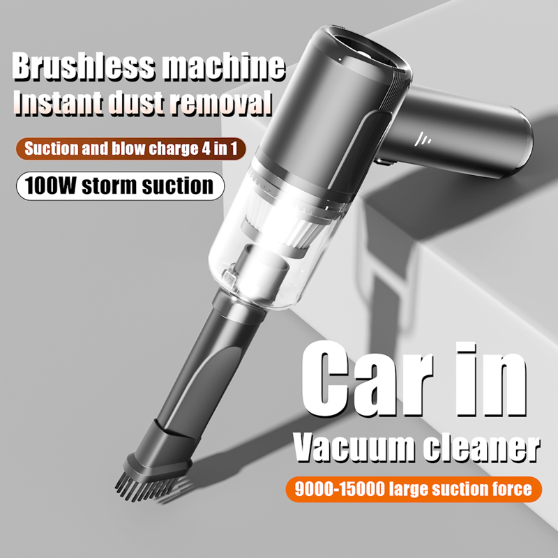 車の掃除機 5 In1 ワイヤレス 2900000Pa 強力 - Car Cleaning Brush のレビューと価格