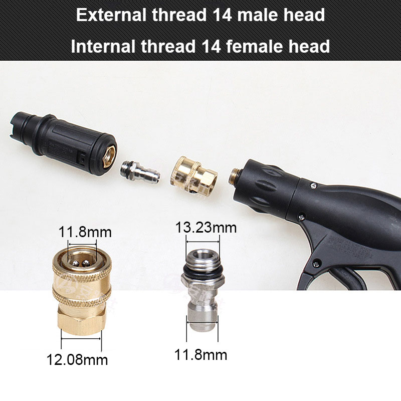高圧洗浄機 1/4 クイックコネクタ水鉄砲ノズルユニオンクイ - Pressure Washer Foam Gun のレビューと価格