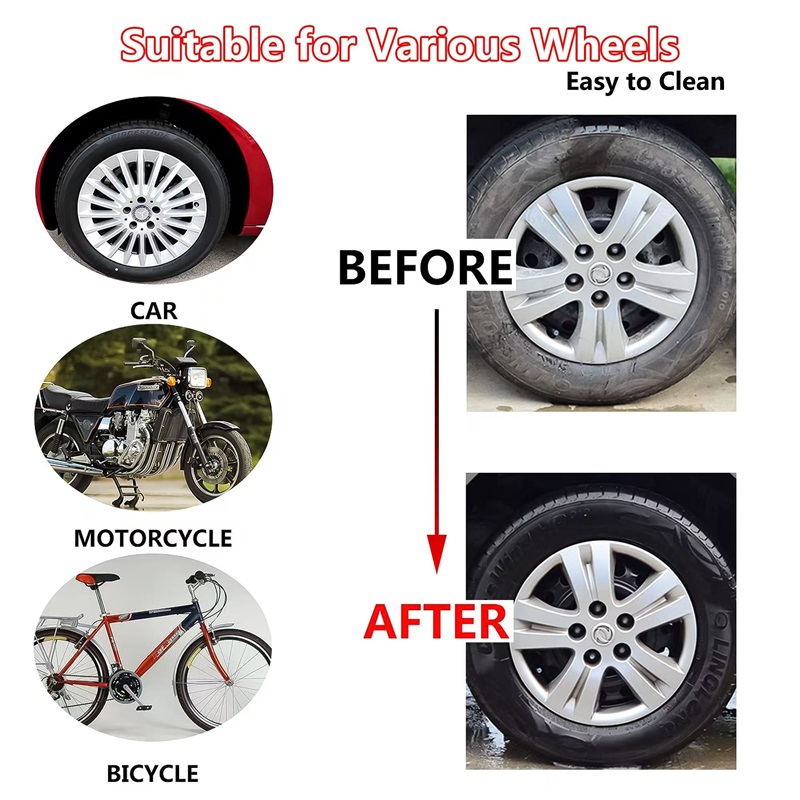 柔らかい毛の車のホイールブラシ,タイヤスチールリング,合金ク - Wheel Cleaner Alloy のレビューと価格