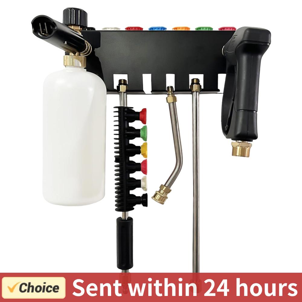 高圧水鉄砲ホルダー,1/4クイックコネクタ,高圧水鉄砲収納ボ - Pressure Washer Foam Gun のレビューと価格