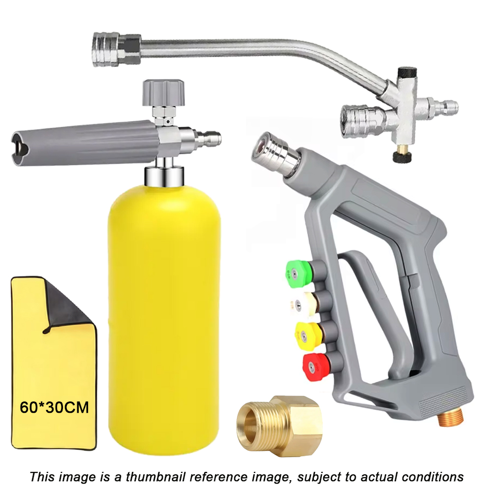 5000psi 高圧洗車水鉄砲デュアル目的スイッチステンレス - Foam Cannon Car Wash のレビューと価格
