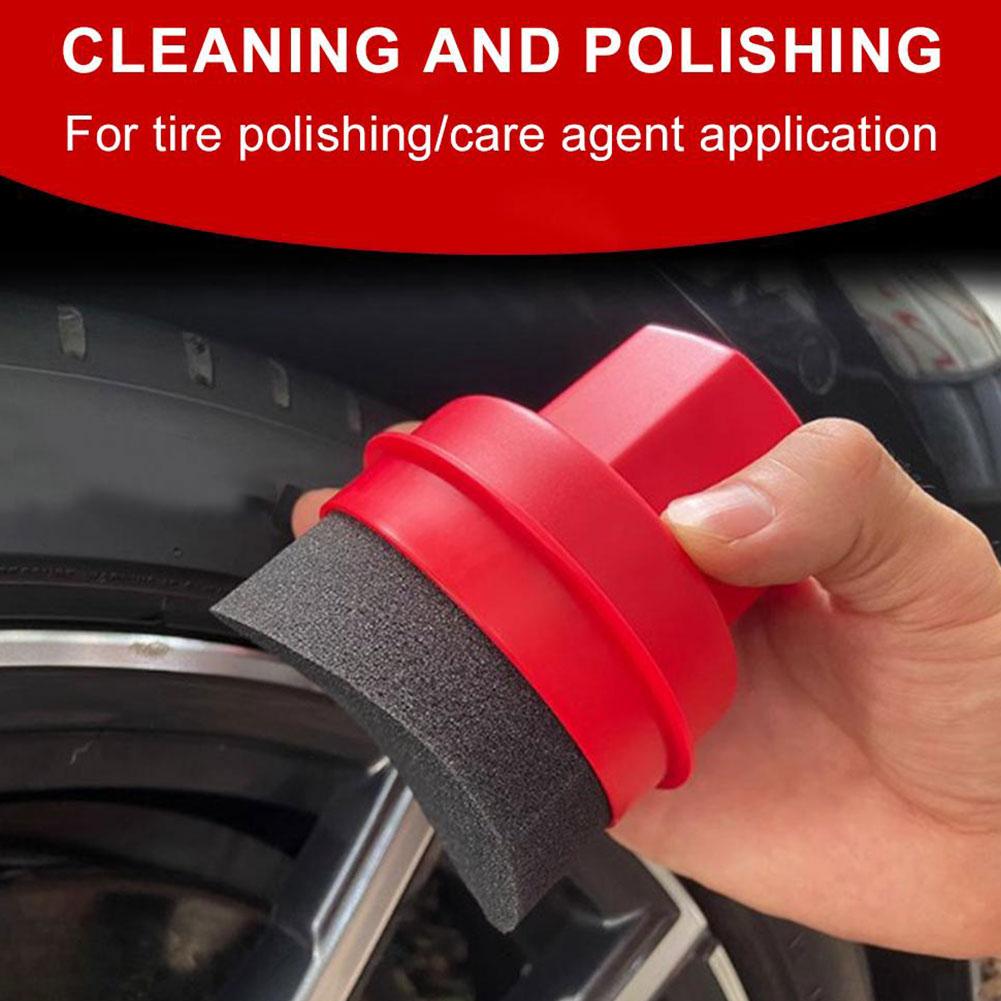 再利用可能なタイヤワックス塗布スポンジ（蓋付き）カーブ型車体 - Wax Applicator Pad のレビューと価格