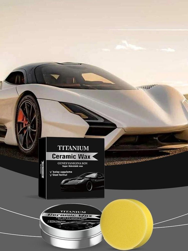 車のスクラッチ修復ワックスタイタンセラミックワックスクリーム - Car Wax Ceramic Coating のレビューと価格