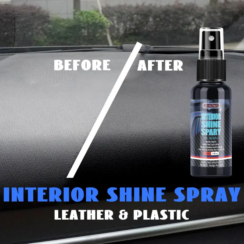 車のプラスチック&レザー修復剤 インテリアクリーナースプレー - Trim Restorer Plastic のレビューと価格