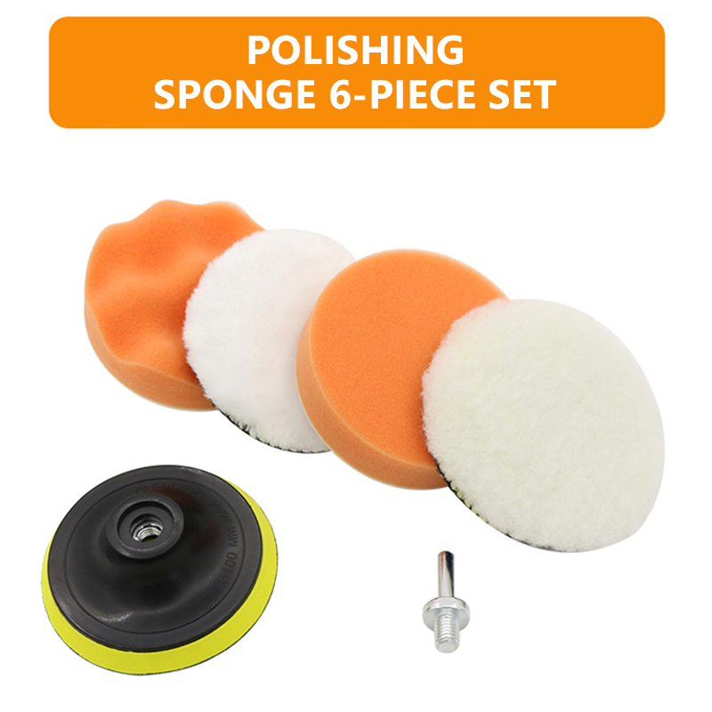 6 ピース/セット車研磨スポンジパッドキットフォームパッドバ - Polish Pad Set Buffer のレビューと価格