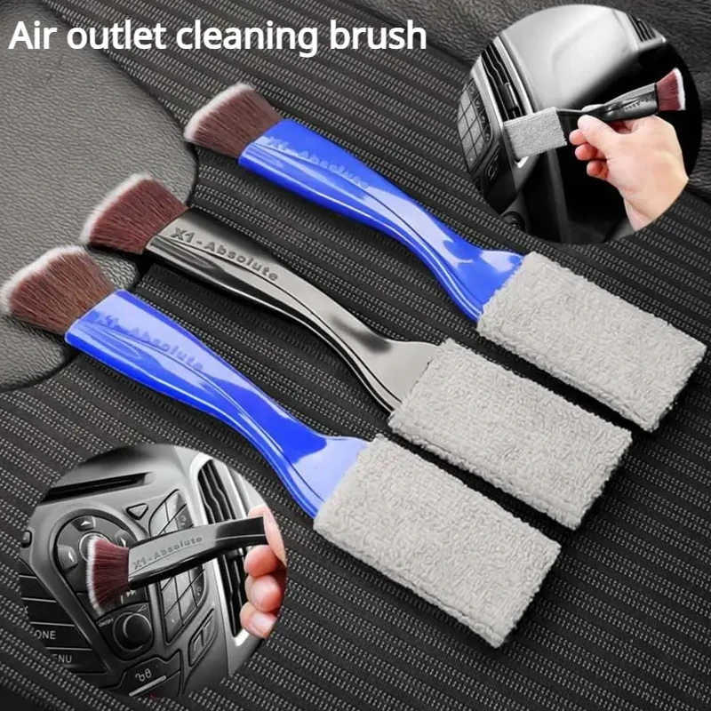 両面プラスチックカーブラシ、エアコンコンセント、ダートクリー - Car Cleaning Brush のレビューと価格
