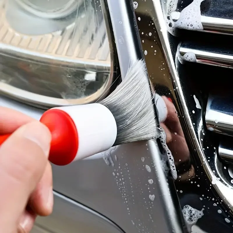3 個インテリアディテールブラシ猪毛毛ブラシ車のクリーニング - Interior Detailing Kit のレビューと価格