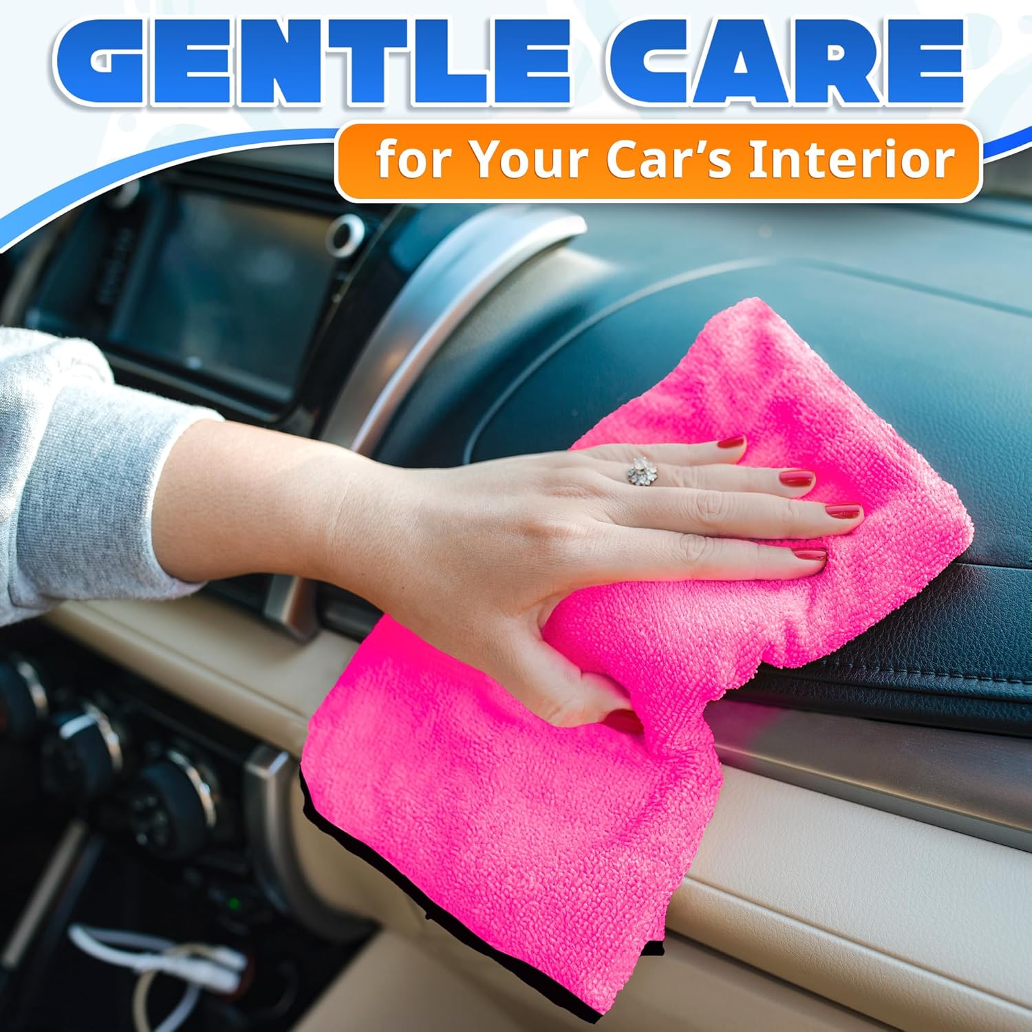 マイクロファイバー洗車用クロス、乾燥用クロス、縁取り付きマイ - Microfiber Towel Detailing のレビューと価格