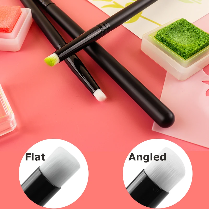 3 ピース/セット フラット/角度付きの詳細なブレンディング - Detailing Brush Set のレビューと価格
