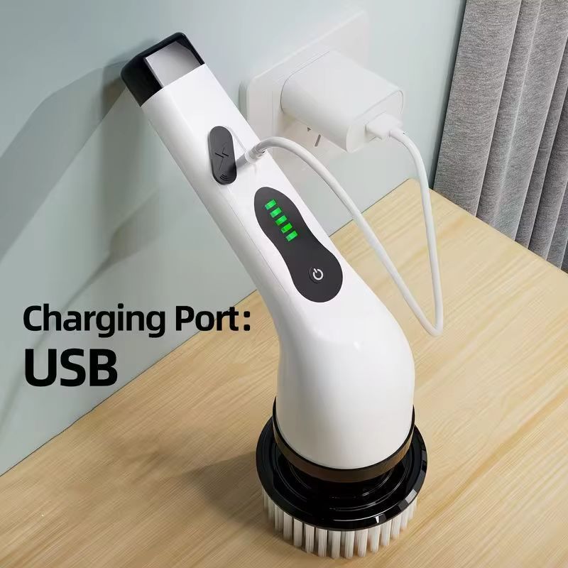 ワイヤレス電動スピンスクラバー、多機能コードレス回転ブラシ、 - Car Cleaning Brush のレビューと価格