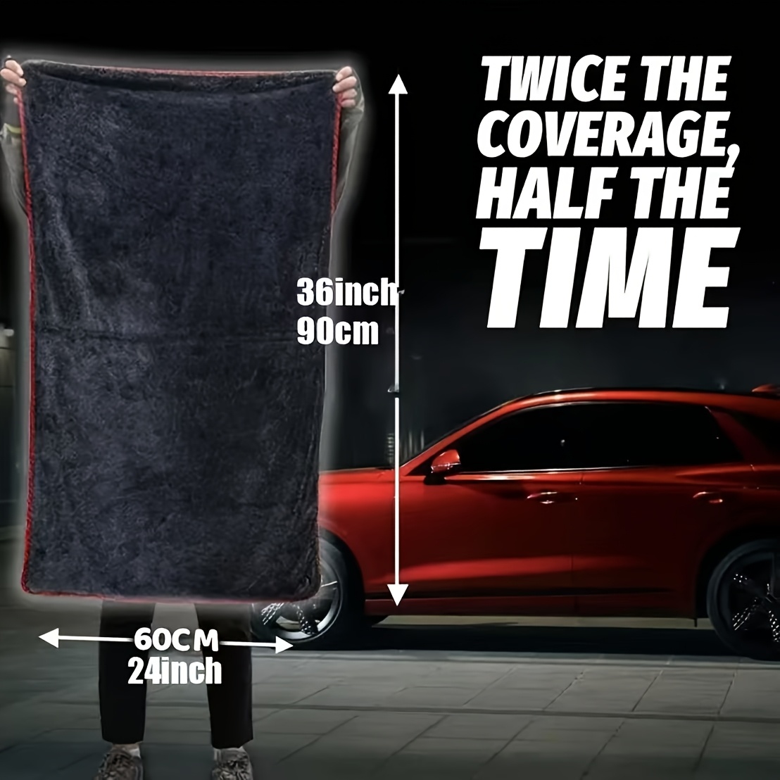 超吸収性カータオルXXL特大マイクロファイバー乾燥タオル - - Microfiber Towel Detailing のレビューと価格