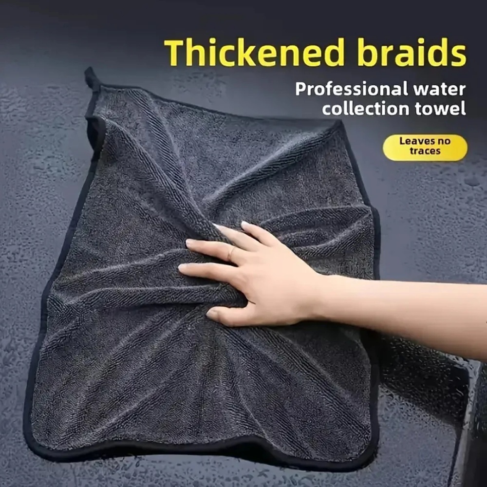 特大ダークグレー車用マイクロファイバータオル強力吸水高効率ク - Microfiber Towel Detailing のレビューと価格