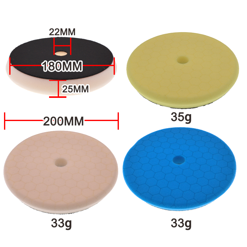 7.5インチ車磨きパッドキット、粗目から細目までのフォームバ - Polish Pad Set Buffer のレビューと価格