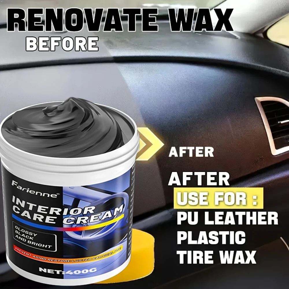 新しいヘビーデューティーカープラスチックリノベーターワックス - Trim Restorer Plastic のレビューと価格