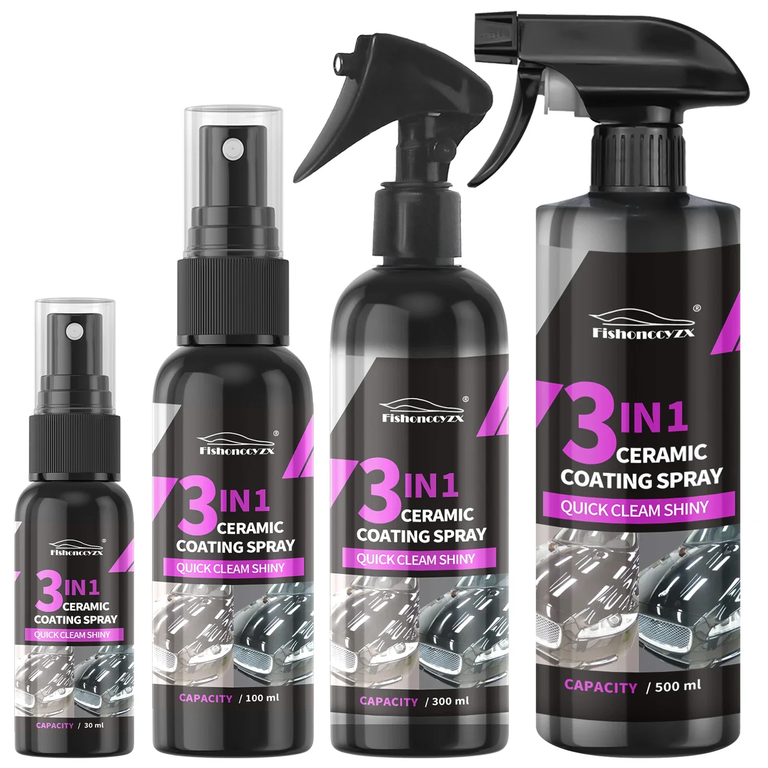 3 in 1 カーセラミック液体コーティングスプレー ナノク - Car Wax Ceramic Coating のレビューと価格